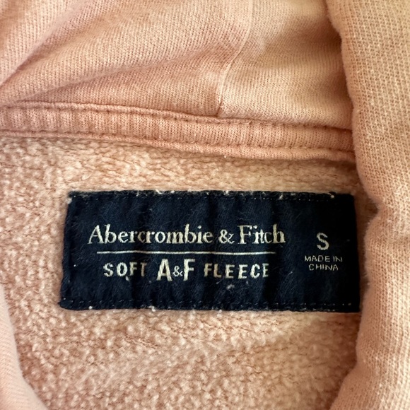 Pink Abercrombie hoodie men's small - Picture 3 of 3